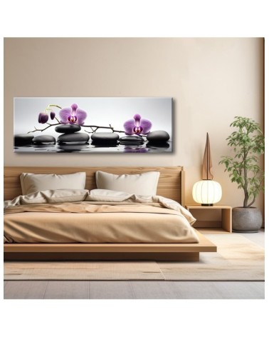 Modernes Wandbild - Spa Zen Orchidee | Feeby