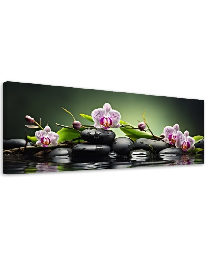 Canvas print - Zen spa green composition | FEEBY
