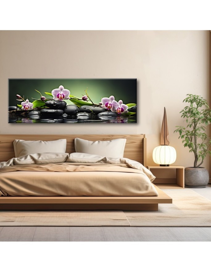 Obraz na płótnie canvas - Kompozycja zen spa zielony | Feeby.pl