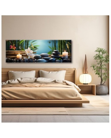 Bild auf Leinwand - Spa Zen Orchidee | Feeby