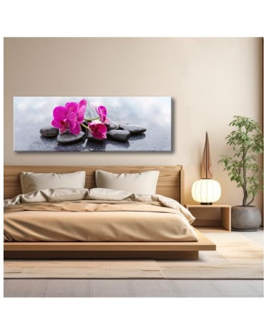 Bild auf Leinwand - Rosa Blume Orchidee | Feeby