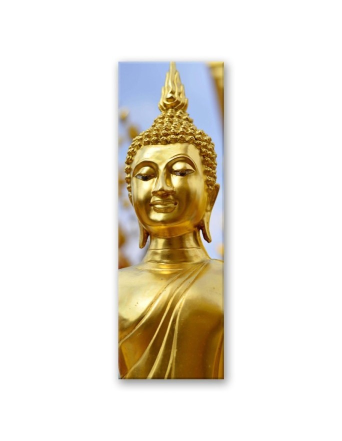 Obraz do salonu - Złoty budda | Feeby.pl