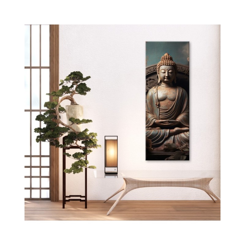 Modernes Wandbild - Buddha-Statue | Feeby
