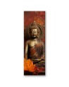 Obraz na ścianę - Medytuący Budda i kwiaty | Feeby.pl