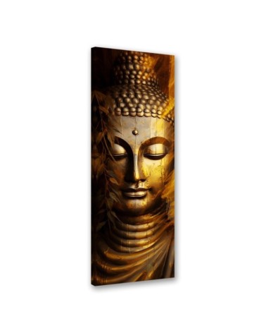 Modernes Wandbild - Goldener Buddha | Feeby