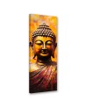 Obraz na ścianę do salonu - Budda na abstrakcyjnym tle | Feeby.pl