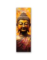 Obraz na ścianę do salonu - Budda na abstrakcyjnym tle | Feeby.pl