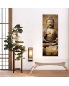 Wydruk na płótnie - Budda z kwiatami zen | Feeby.pl