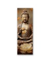 Canvas print - Buddha with zen flowers | FEEBY