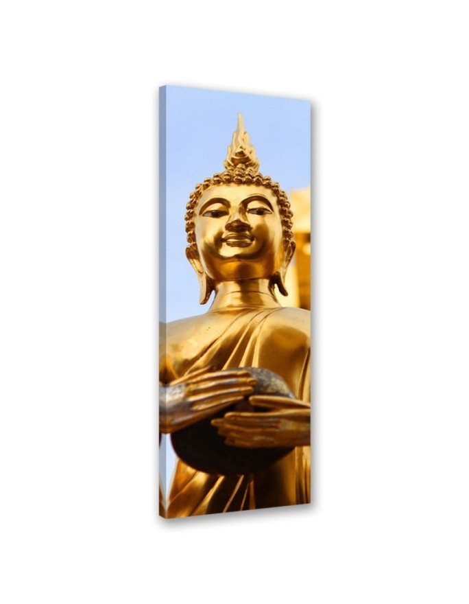 Bild auf Leinwand - Goldene Buddha-Statue | Feeby