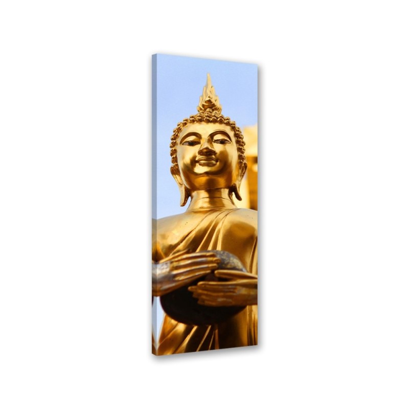 Bild auf Leinwand - Goldene Buddha-Statue | Feeby
