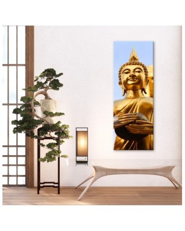Bild auf Leinwand - Goldene Buddha-Statue | Feeby