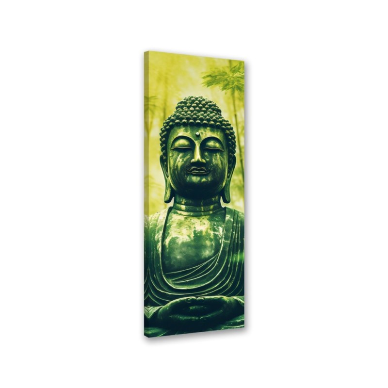 Modernes Wandbild - Buddha und Zen-Bambus | Feeby