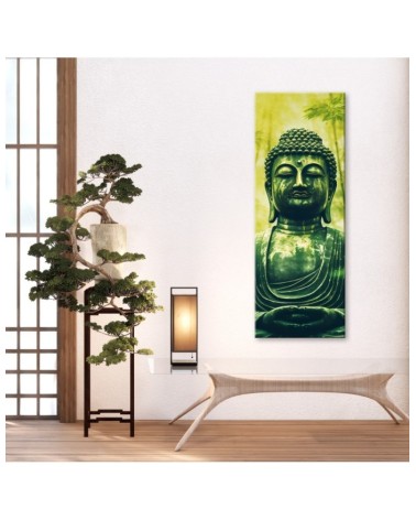Modernes Wandbild - Buddha und Zen-Bambus | Feeby
