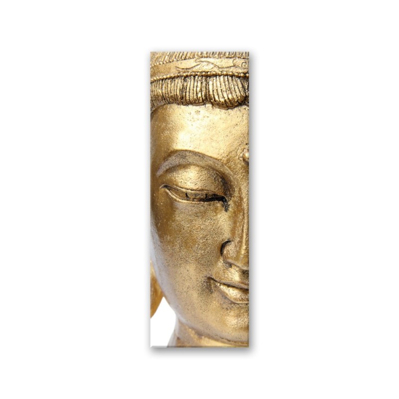 Bild auf Leinwand - Goldenes Gesicht des Buddha | Feeby