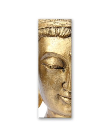 Bild auf Leinwand - Goldenes Gesicht des Buddha | Feeby