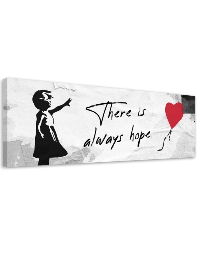 Leinwandbild - Banksy Girl mit Luftballon | Feeby