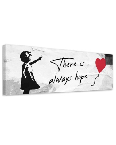 Leinwandbild - Banksy Girl mit Luftballon | Feeby