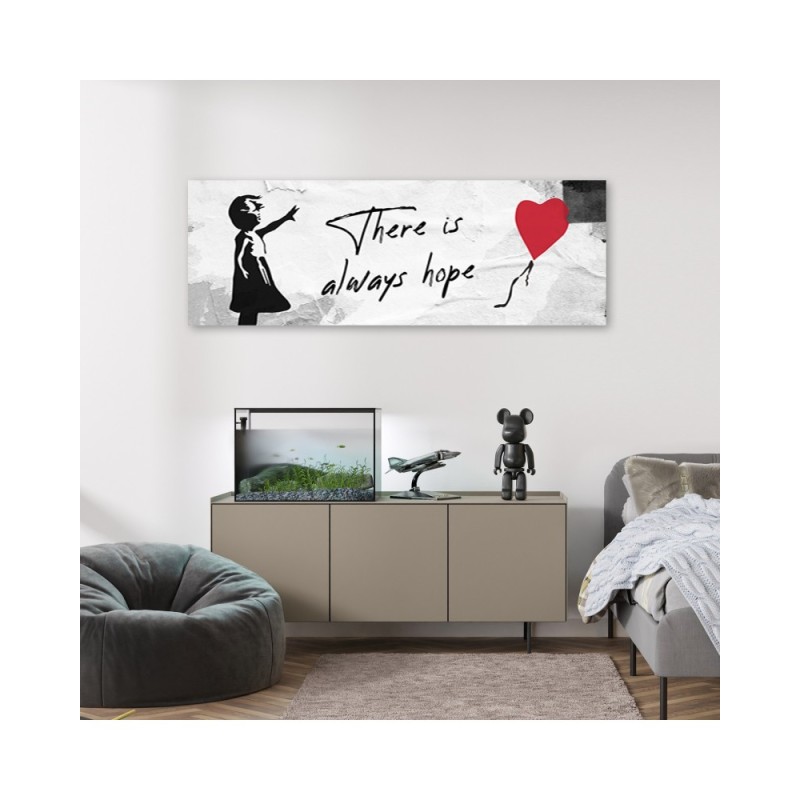 Leinwandbild - Banksy Girl mit Luftballon | Feeby