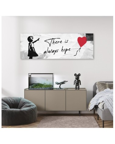 Leinwandbild - Banksy Girl mit Luftballon | Feeby