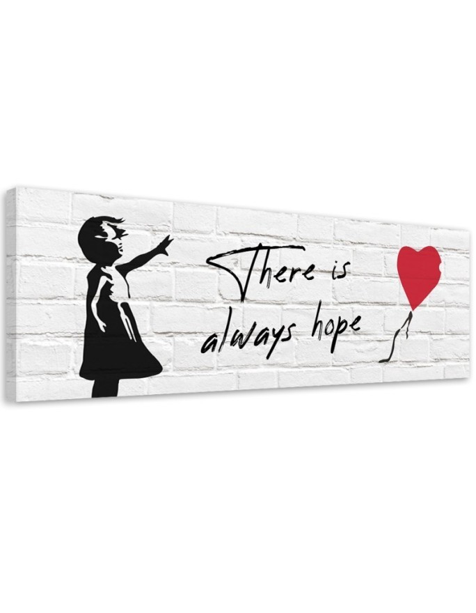 Bild auf Leinwand - Banksy Mädchen mit Luftballon | Feeby