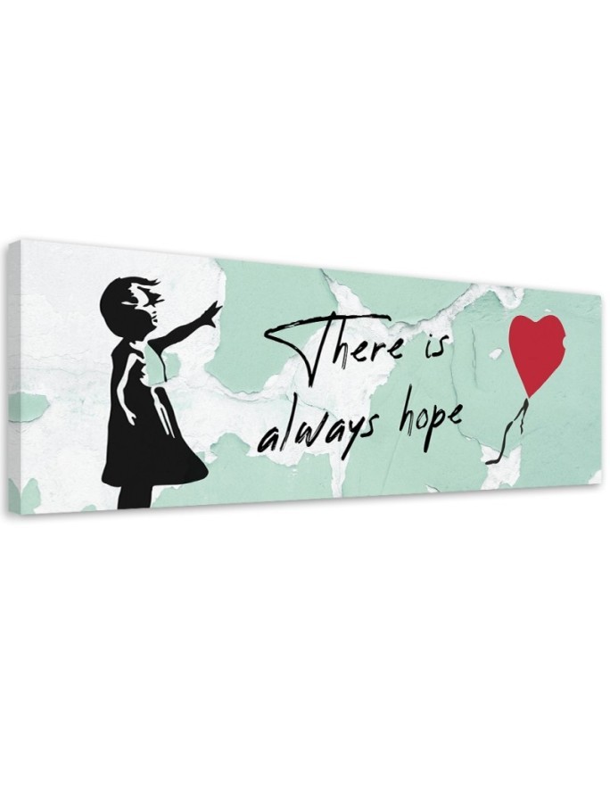 Leinwandbild modern - Banksy Girl mit Luftballon | Feeby