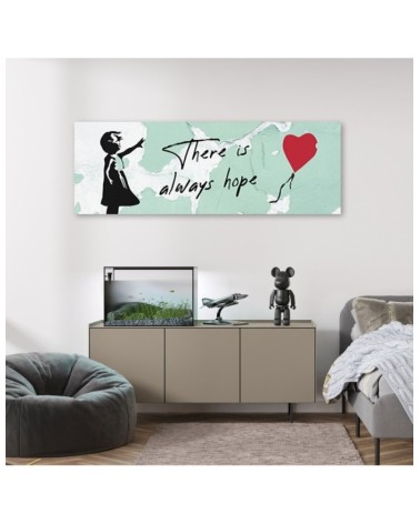 Leinwandbild modern - Banksy Girl mit Luftballon | Feeby