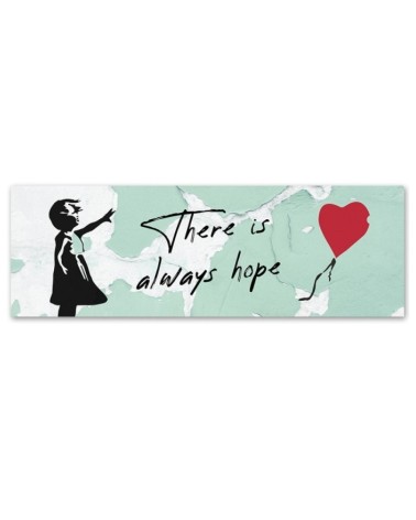 Leinwandbild modern - Banksy Girl mit Luftballon | Feeby