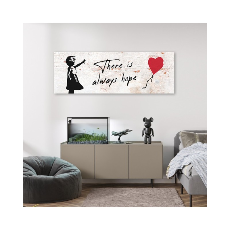 Bild auf Leinwand - Banksy Mädchen mit Luftballon | Feeby