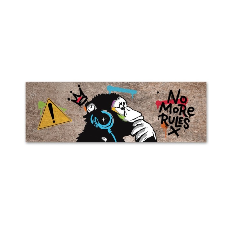 Leinwandbild - Banksy DJ Affe | Feeby