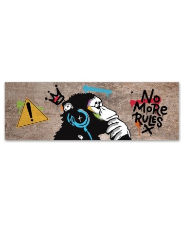 Leinwandbild - Banksy DJ Affe | Feeby