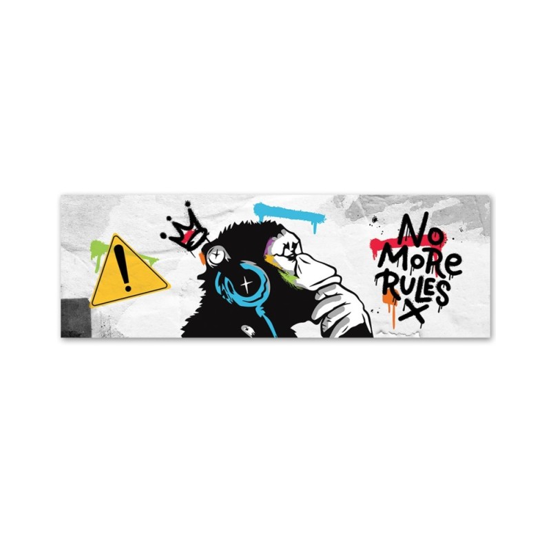 Leinwandbild - Banksy DJ Monkey | Feeby