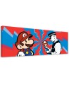 Obraz drukowany na płótnie - Banksy Mario i Policjant | Feeby.pl