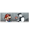Canvas print - Banksy Mario and the Policeman | FEEBY