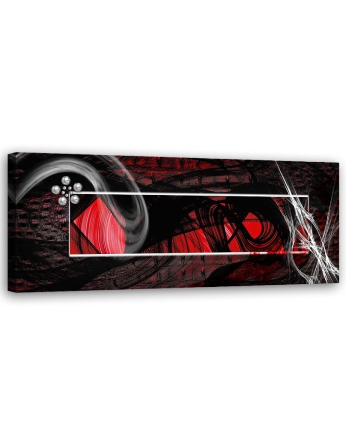 Modernes Wandbild - Das Geheimnis von Rot | Feeby