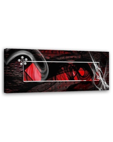 Canvas print for bedroom - The Secret of Red | FEEBY