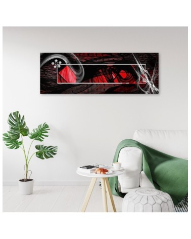 Modernes Wandbild - Das Geheimnis von Rot | Feeby