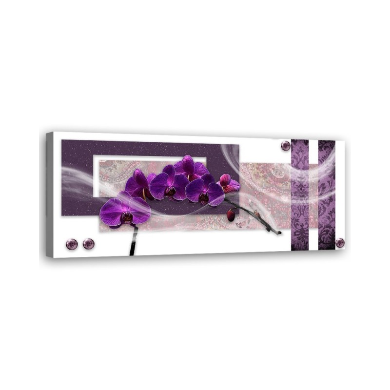 Nowoczesny obraz - Purpurowy storczyk | Feeby.pl