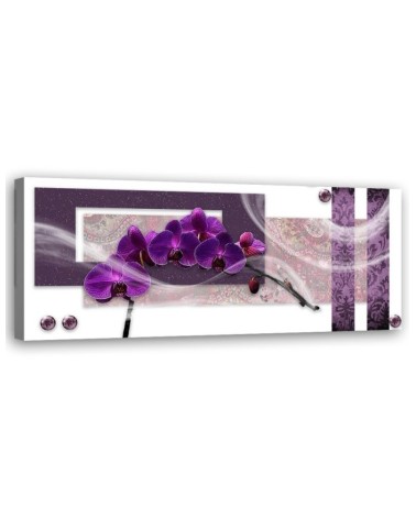 Nowoczesny obraz - Purpurowy storczyk | Feeby.pl