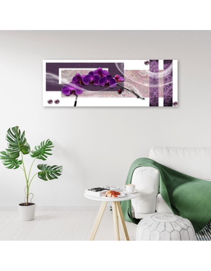 Nowoczesny obraz - Purpurowy storczyk | Feeby.pl