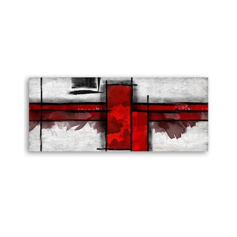 Bild auf Leinwand - Rote Rechtecke | Feeby