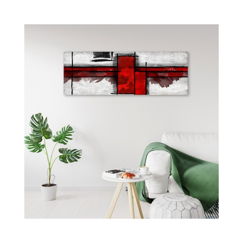 Bild auf Leinwand - Rote Rechtecke | Feeby