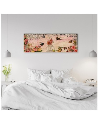 Leinwandbild - Karte aus Paris | Feeby