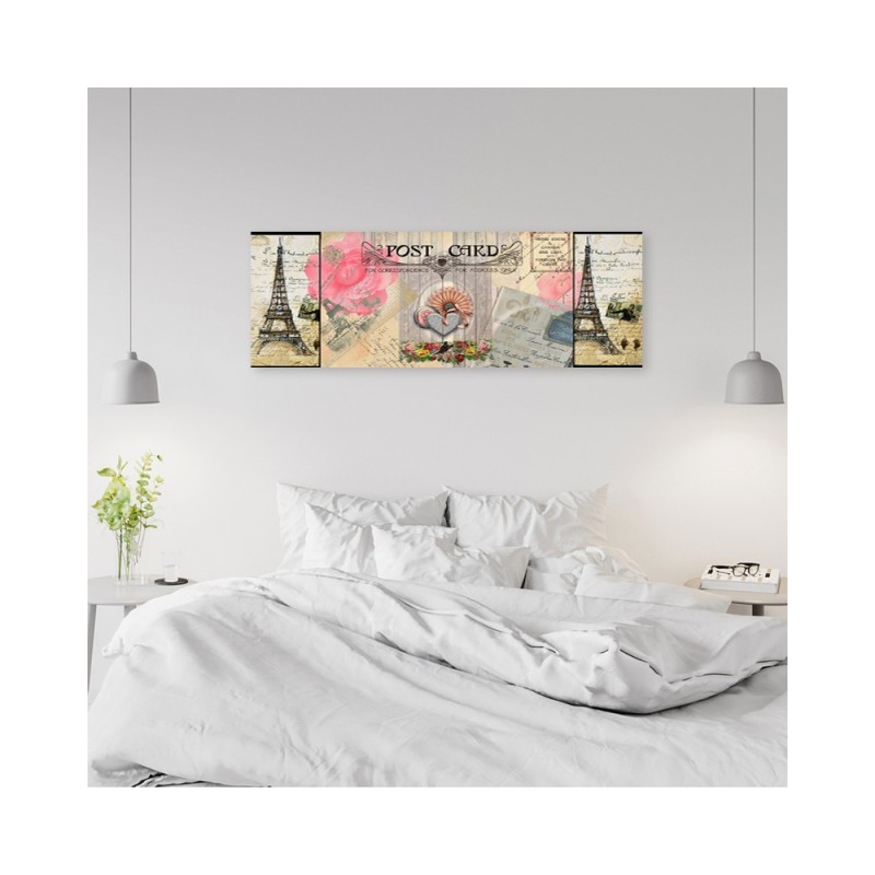 Leinwandbild - Postkarte aus Frankreich | Feeby