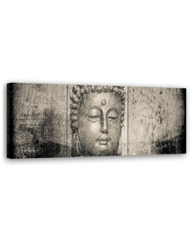 Modernes Wandbild - Buddha-Gesicht vintage | Feeby