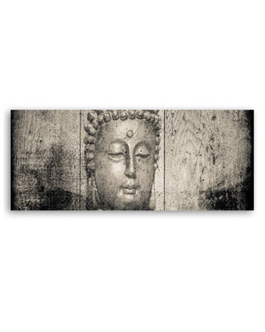 Modernes Wandbild - Buddha-Gesicht vintage | Feeby