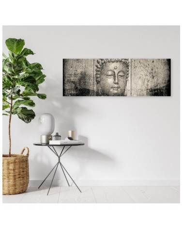 Modernes Wandbild - Buddha-Gesicht vintage | Feeby