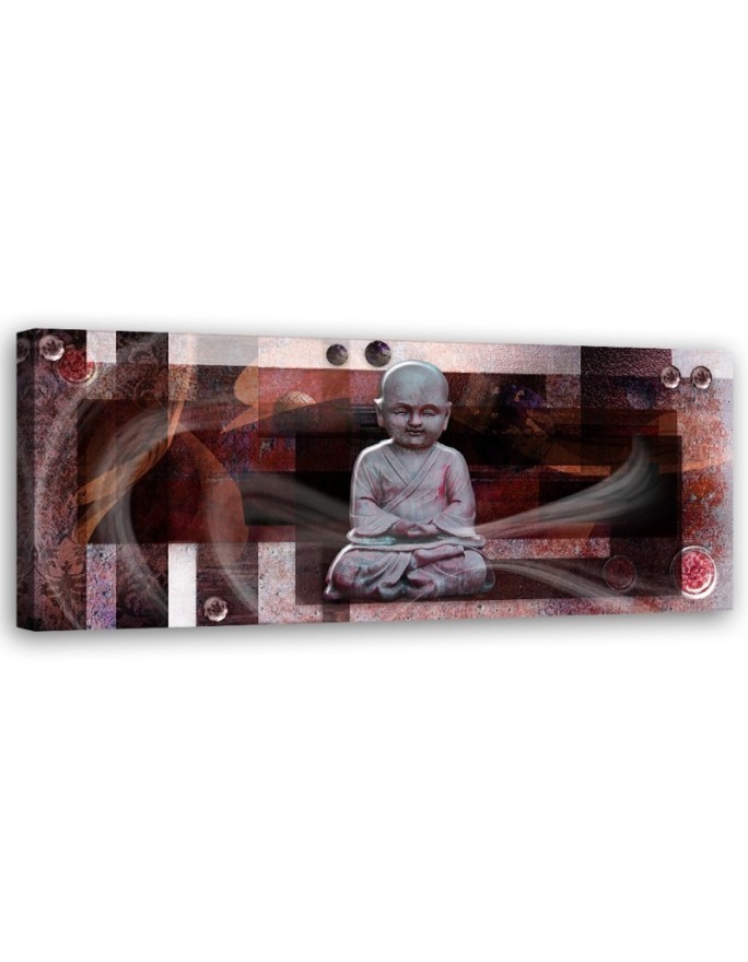 Leinwandbild - Feng Shui Buddha-Statue | Feeby
