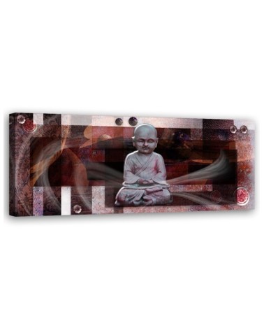 Leinwandbild - Feng Shui Buddha-Statue | Feeby