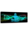 Obraz do sypialni - Turkusowy budda abstrakcja | Feeby.pl